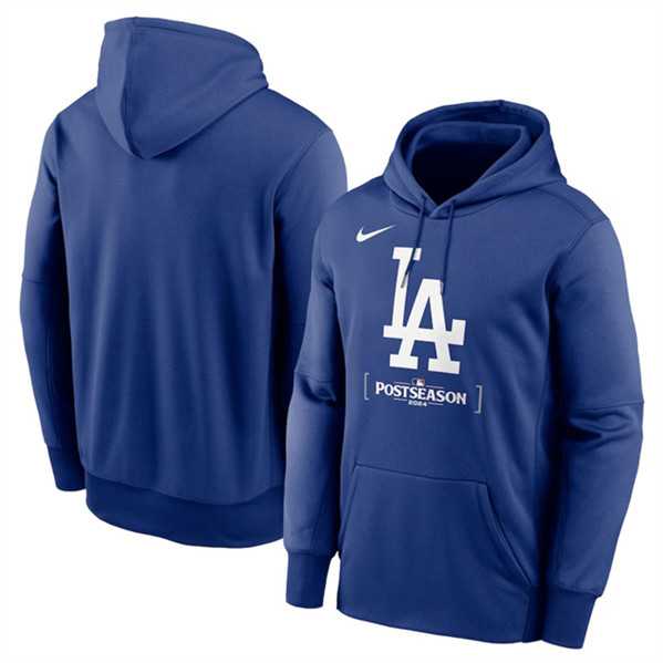 Men's Los Angeles Dodgers Royal 2024 Postseason Collection Therma Pullover Hoodie,We sell and wholesale Men's Los Angeles Dodgers Royal 2024 Postseason Collection Therma Pullover Hoodie on line form chian!